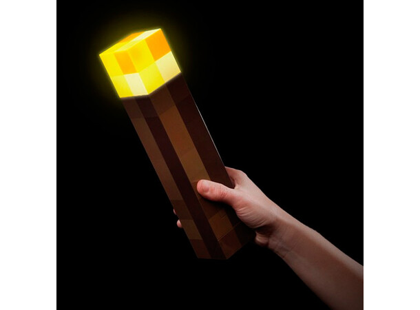 Minecraft Fakkel Lampe 28cm Minecraft Light-Up Torch